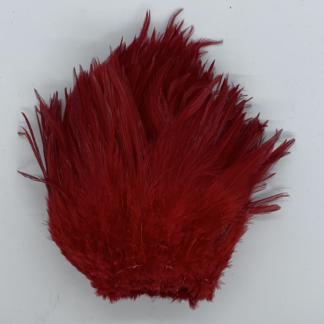 .5 Pound Dark Red Hackle Feather