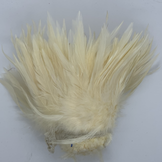 .5 Pound Egg White Hackle Feather