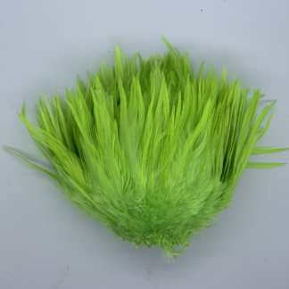.5 Pound Light Green Hackle Feather