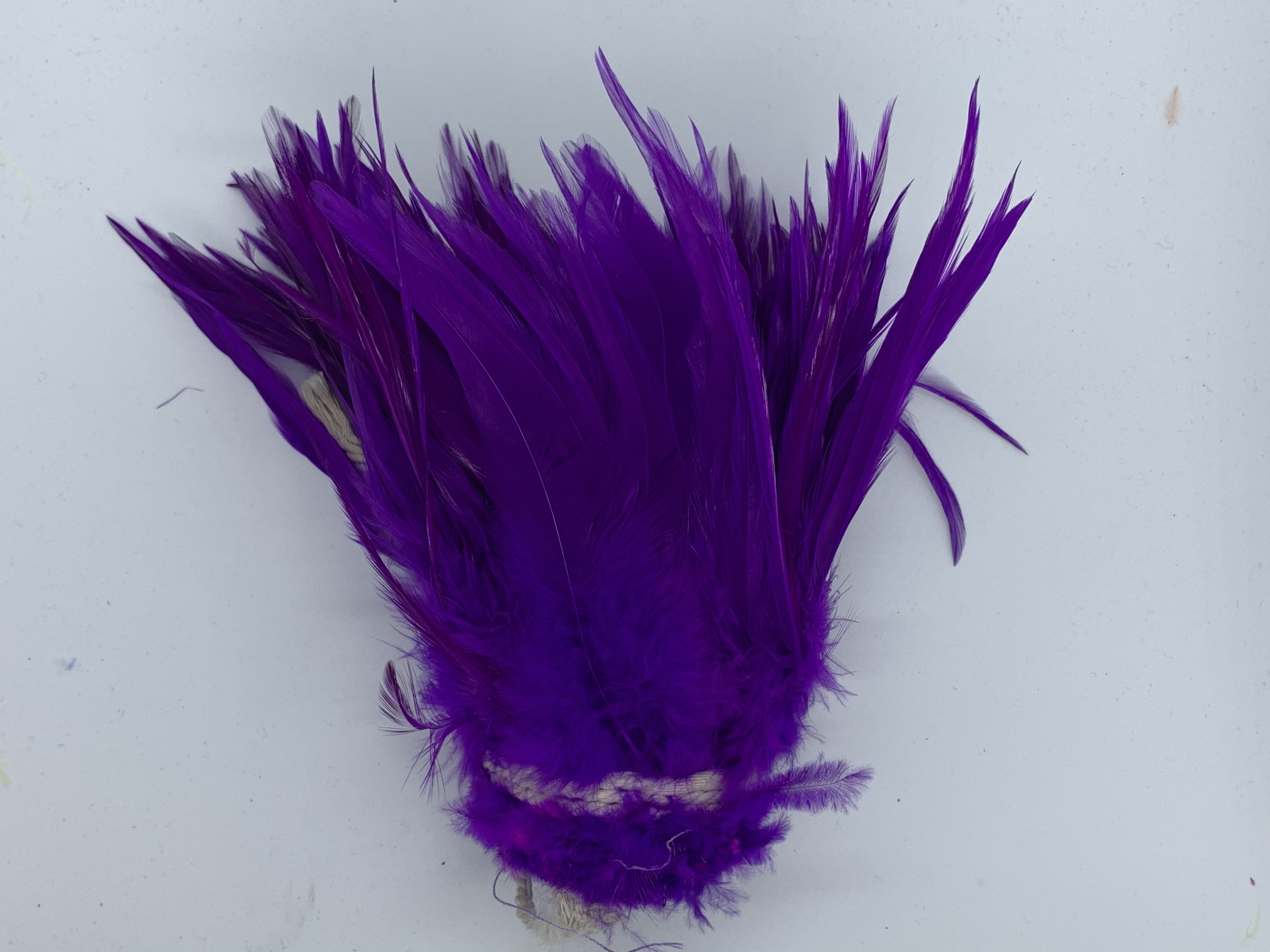 .5 Pound Purple Hackle Feather